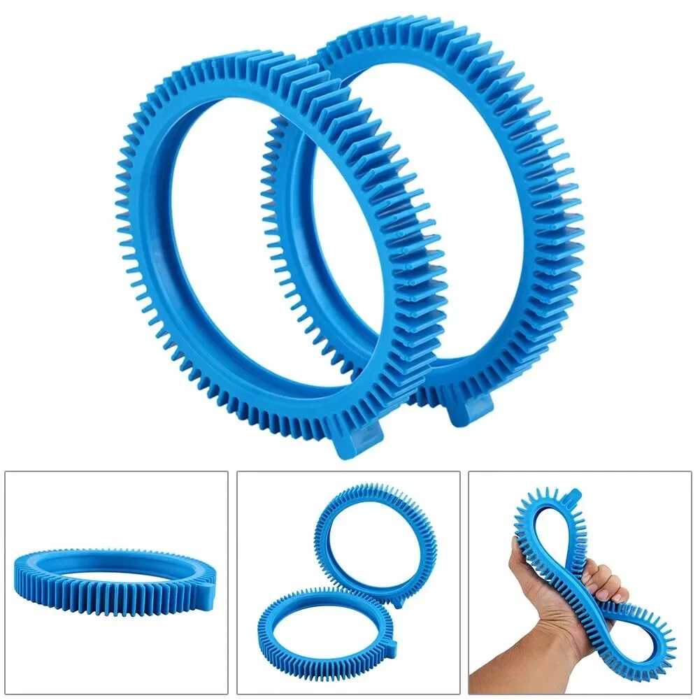 One Front & One Rear Tire Kit With Super Hump- For Wheel Suction Poolcleaner
