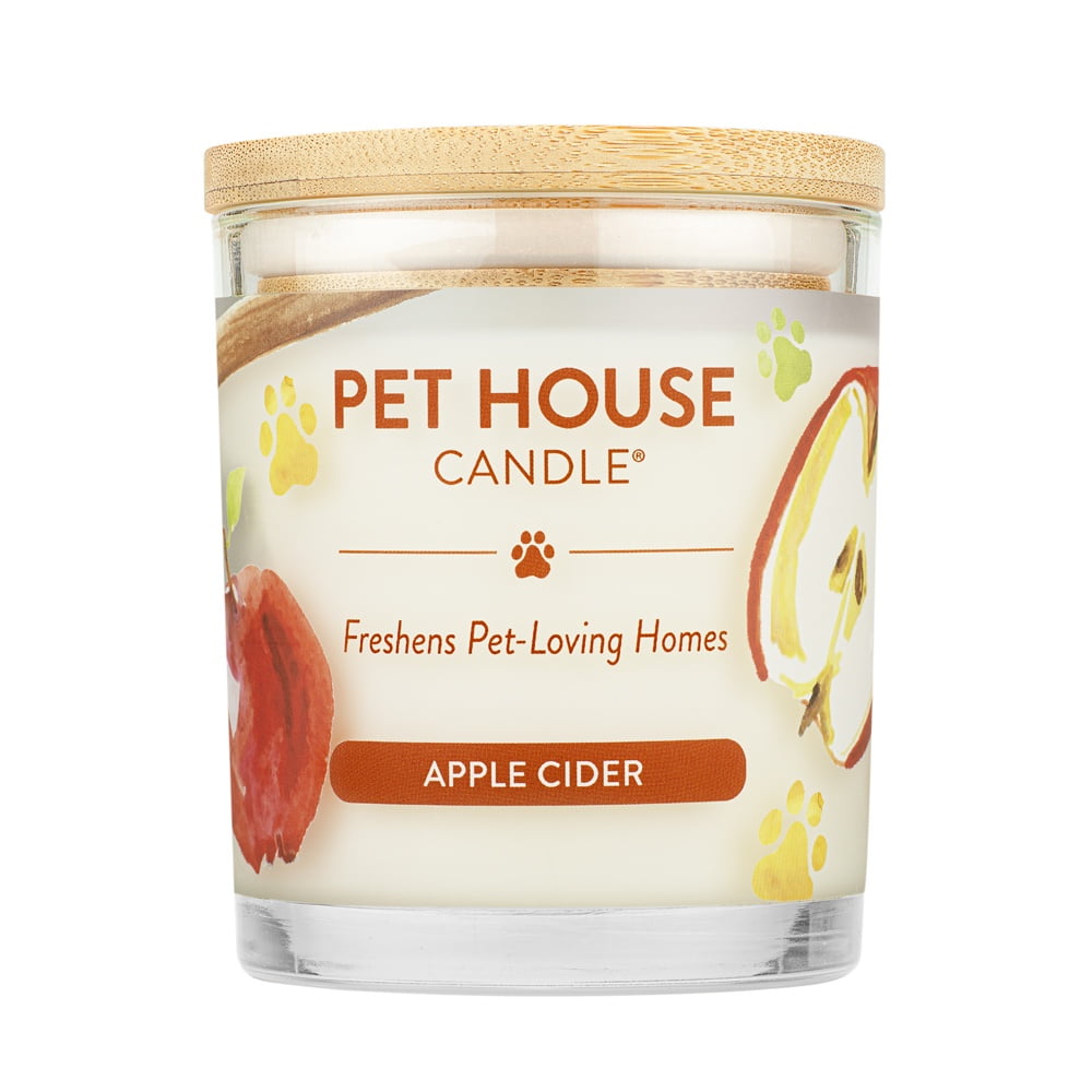 Apple Cider Soy Wax Pet Odor Eliminating Candle