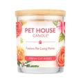thumbnail image 1 of One Fur All Pet House Fresh Cut Roses Pet Odor Eliminating Soy Wax Jar Candle, Floral Scent, 9 oz, Up to 60-Hour Burn, 1 of 8