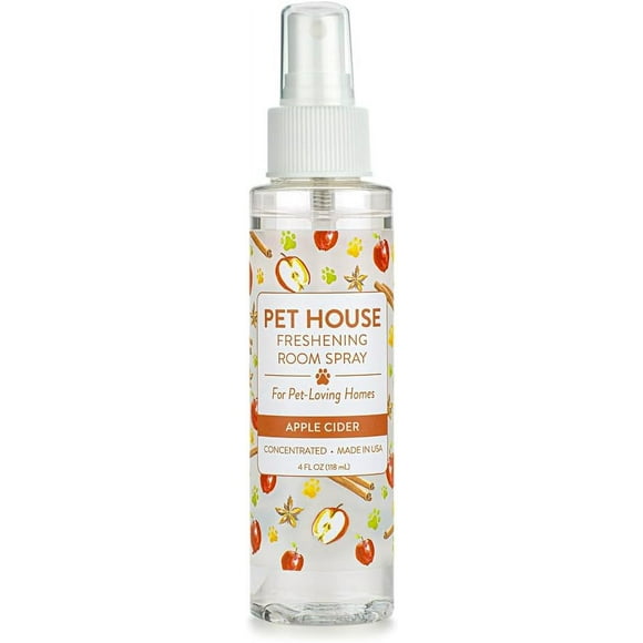 One Fur All Pet House Freshening Room Spray - Apple Cider - Concentrated Air Freshener - Non-Toxic & Pet-Friendly Air Freshener - Pet Odor Eliminator Room Spray
