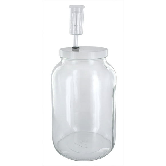 One Gallon Wide Mouth Jar with Lid and Econolock