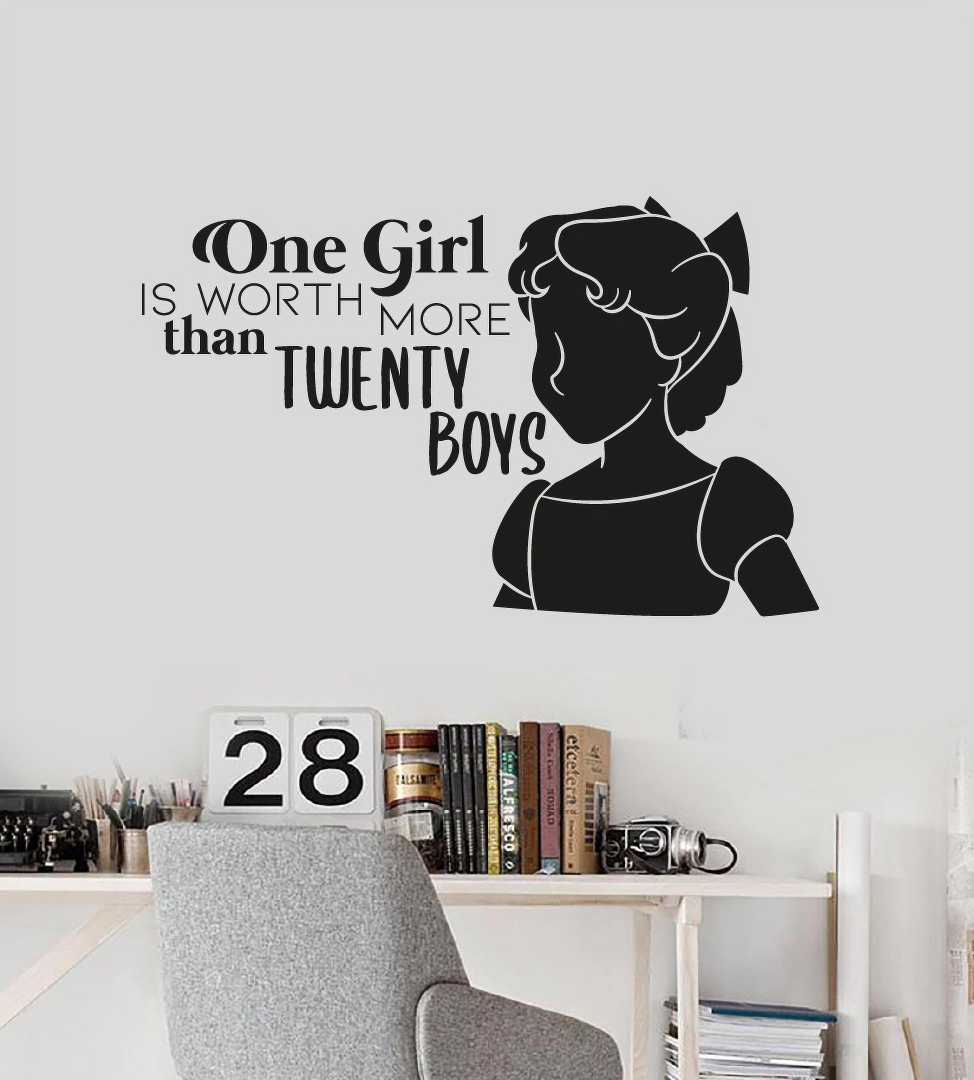 One Girl Is Worth More Than Twenty Boys Wendy Darling Disney Quote