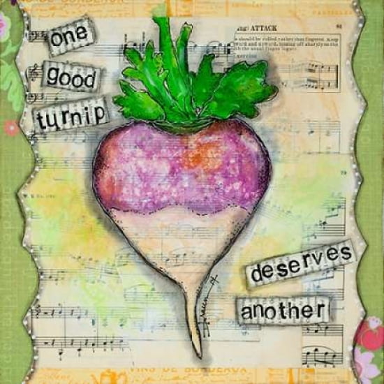One Good Turnip Canvas Art - Denise Braun (24 x 24)