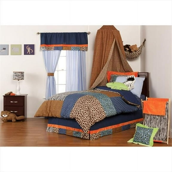 One Grace Place 10-14b054 Jazzie Jungle Boy Twin Comforter