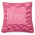 thumbnail image 1 of One Grace Place Simplicity Live Decorative Cotton Throw Pillow, 1 of 2