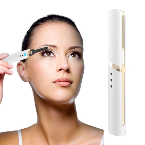 One-Hand Operation Eyelash Curler 2025 Heated Lash Curling Tool Heated Eyelash Curler with 3 Heating Usb Eyelash Curler 24 Hours Long Lasting 10S Quick Heating Eyelash Curler Enlarge Eyes
