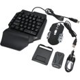 One Hand Rgb Gaming Keyboard And Backlit Mouse Combo, Usb Wired Led