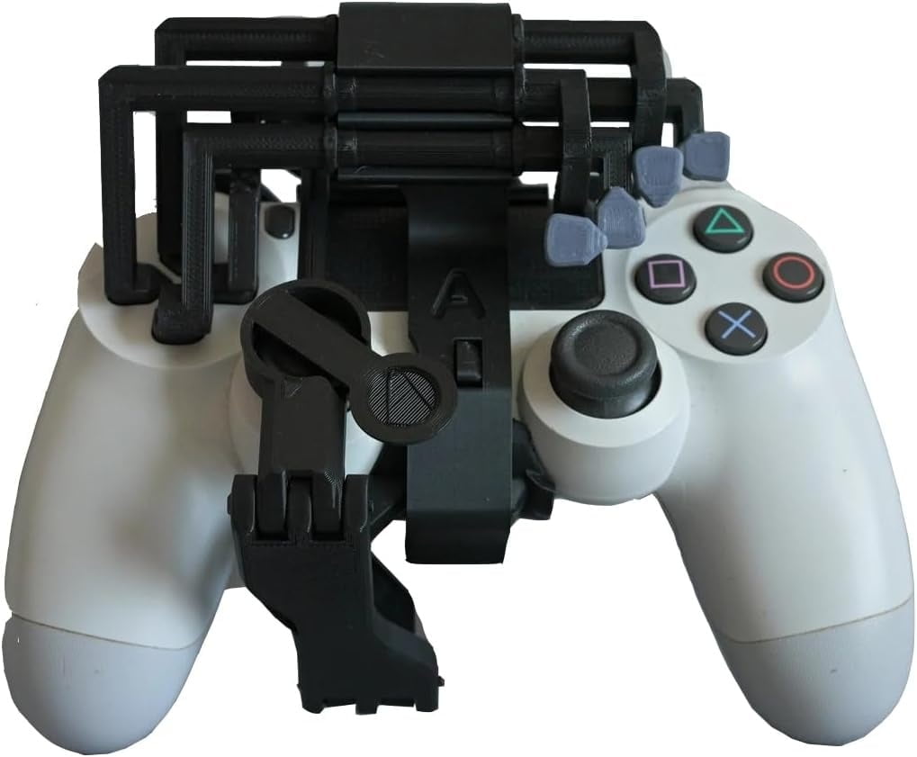 One-Handed Controller Adapter for PS4, Snap-On Attachment for