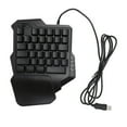 One Handed Gaming Keyboard 35 Keys Portable Gaming Keypad Backlight Gaming Keypad Ergonomic