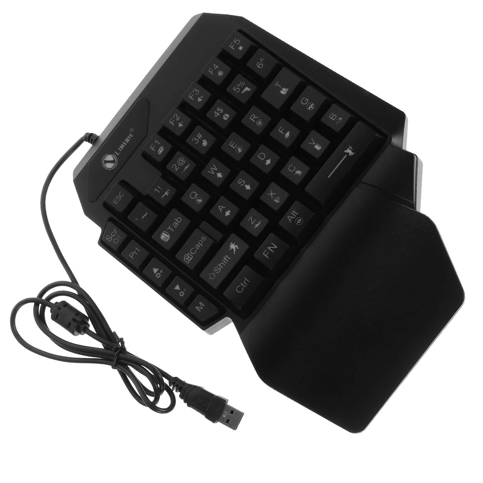 One Handed Gaming Keyboard Computer Keyboards Play Game Keyboard Gaming ...