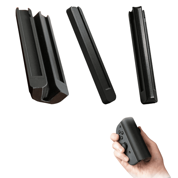 One-Handed Joy-Con Grip for Nintendo Switch, 3-Position Controller Handle with Reverse, Flat and Angled Modes for Portable Gaming