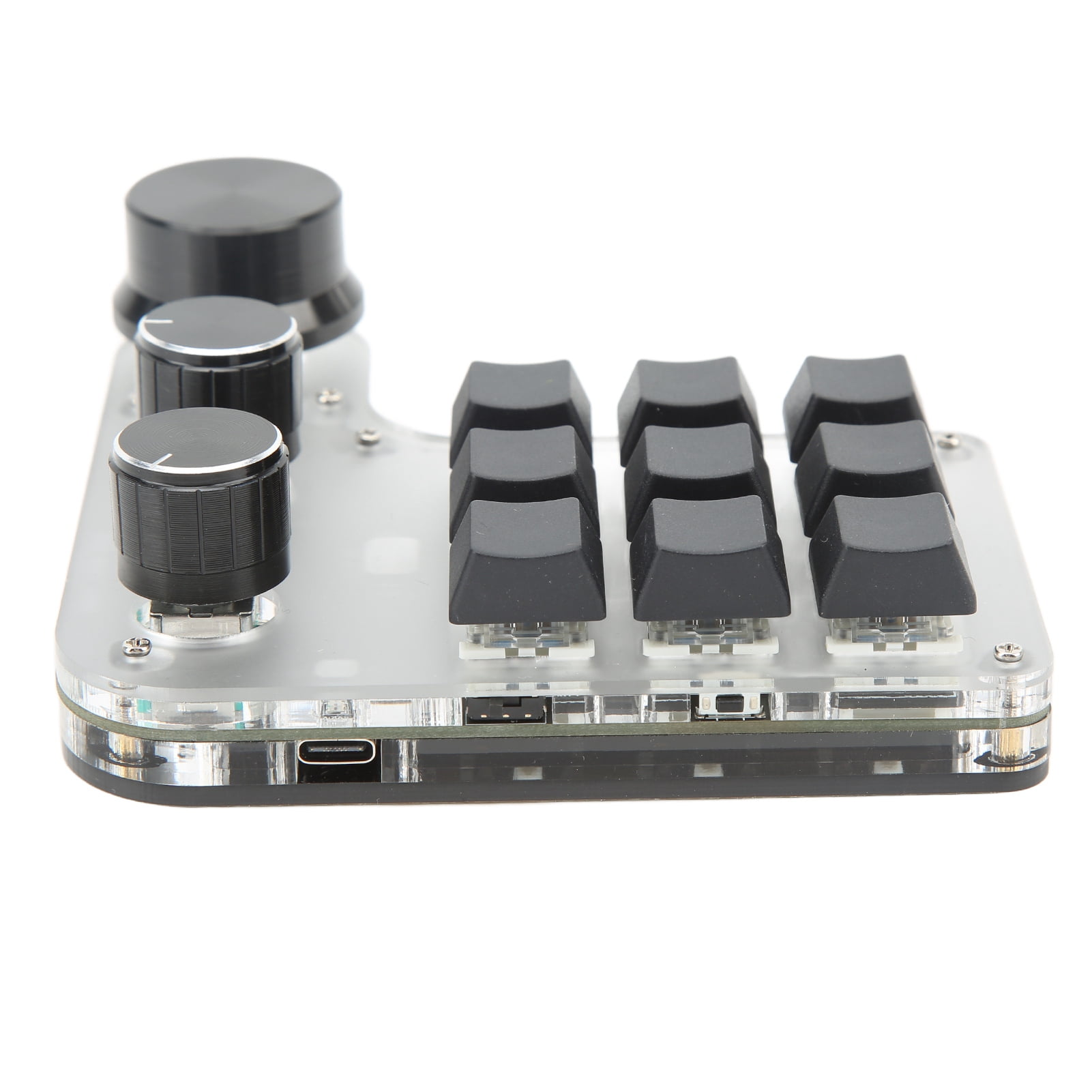 One Handed Mechanical Keyboard, Dual Mode Delay Function 9 Keys Mini