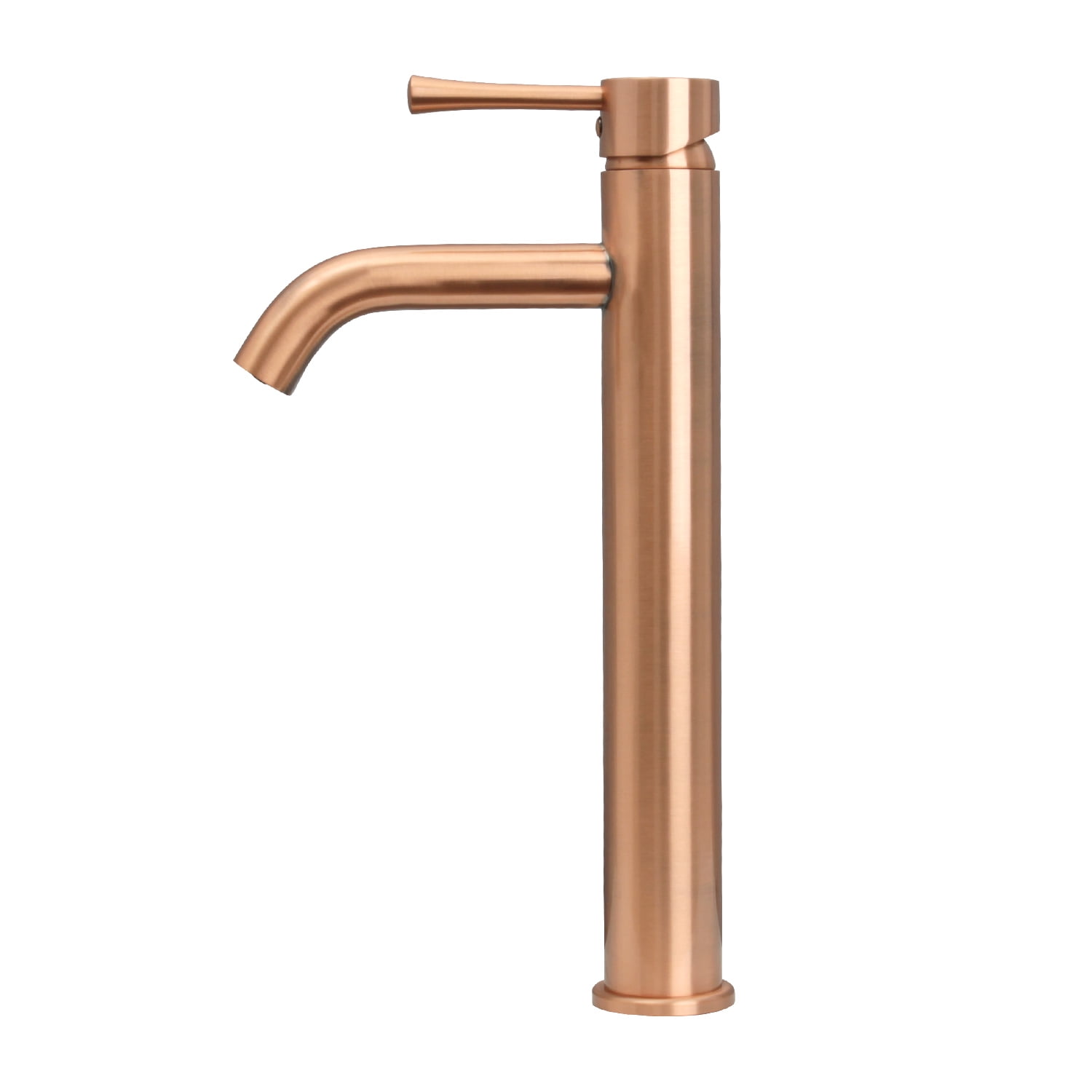 Copper Single-Handle Bathroom Vessel Sink Faucet