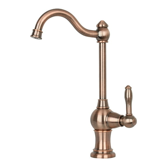 One-Handle Drinking Water Filter Faucet Water Purifier Faucet Antique Copper Antique