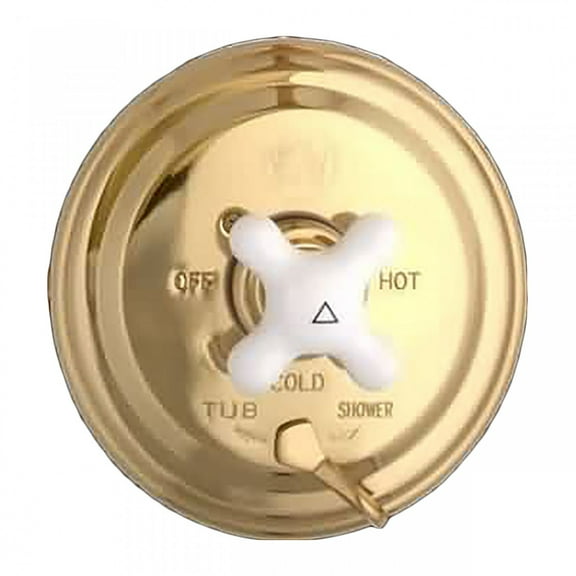 One Handle Shower Tub Faucet Bathroom Tap bathtub Mixer Valve Brass Finish | Renovators Supply