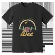 One Happy Dad Family Quote Cheerful Father Love Gift Comfort Color T-Shirt, for men & women, up to size 4XL