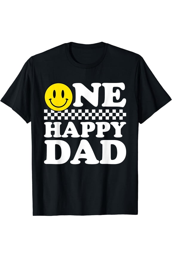 One Happy Dude Dad 1st Birthday Family Matching T-Shirt