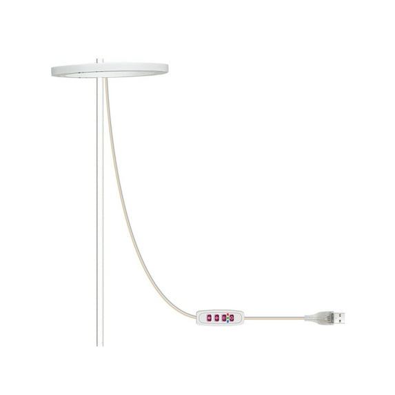 One Head Full Spectrum Angel Ring Light Lamp For Indoor Plant Seedlings Garden Tools Vegetable Growing Lamps Height Adjustable Led Plant Grow Light(Blue)