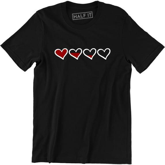 One Heart And Half Left Valentines Day Party Girl Friend Gift Men T-Shirt