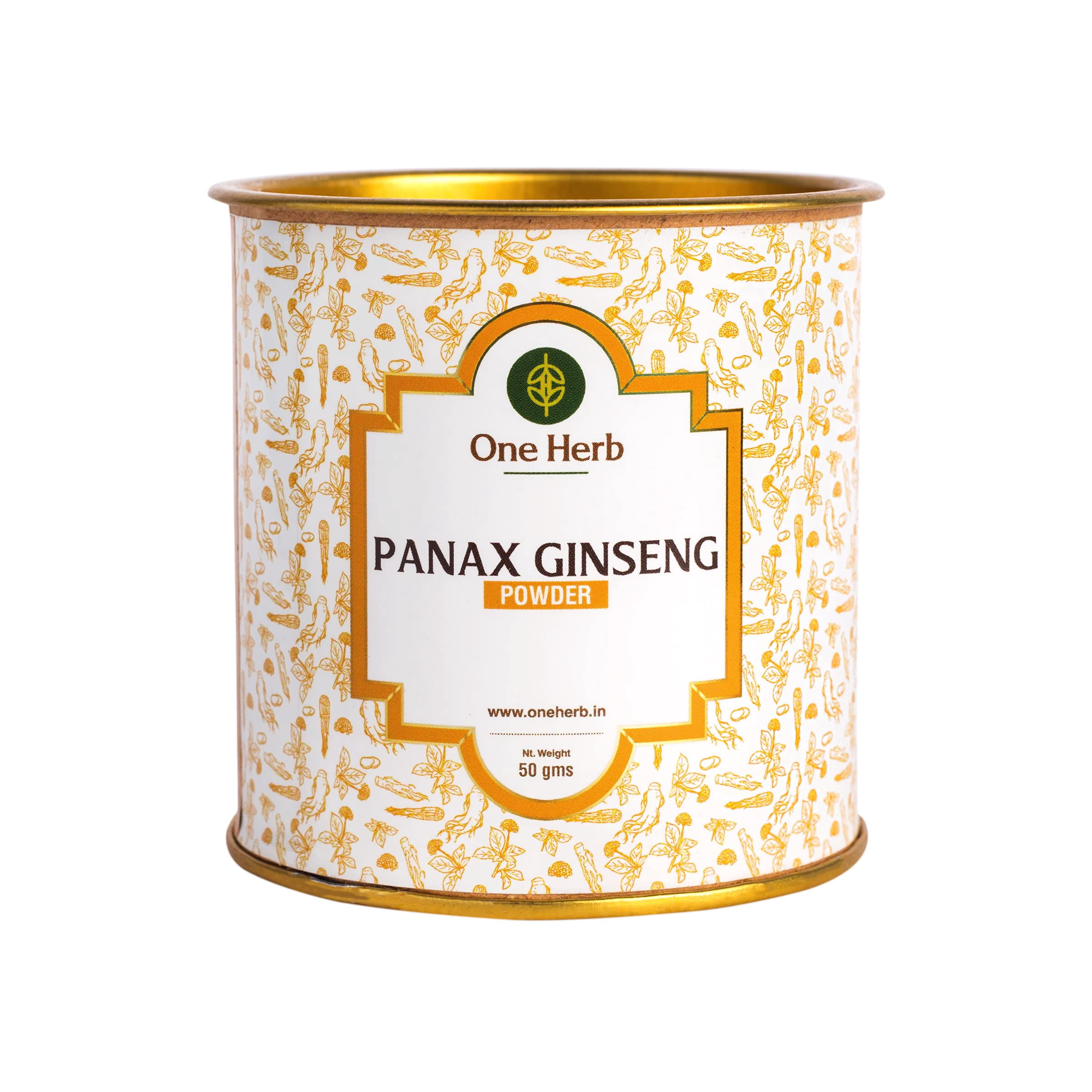 One Herb Panax Ginseng Powder 50g, Red Ginseng, for Immunity