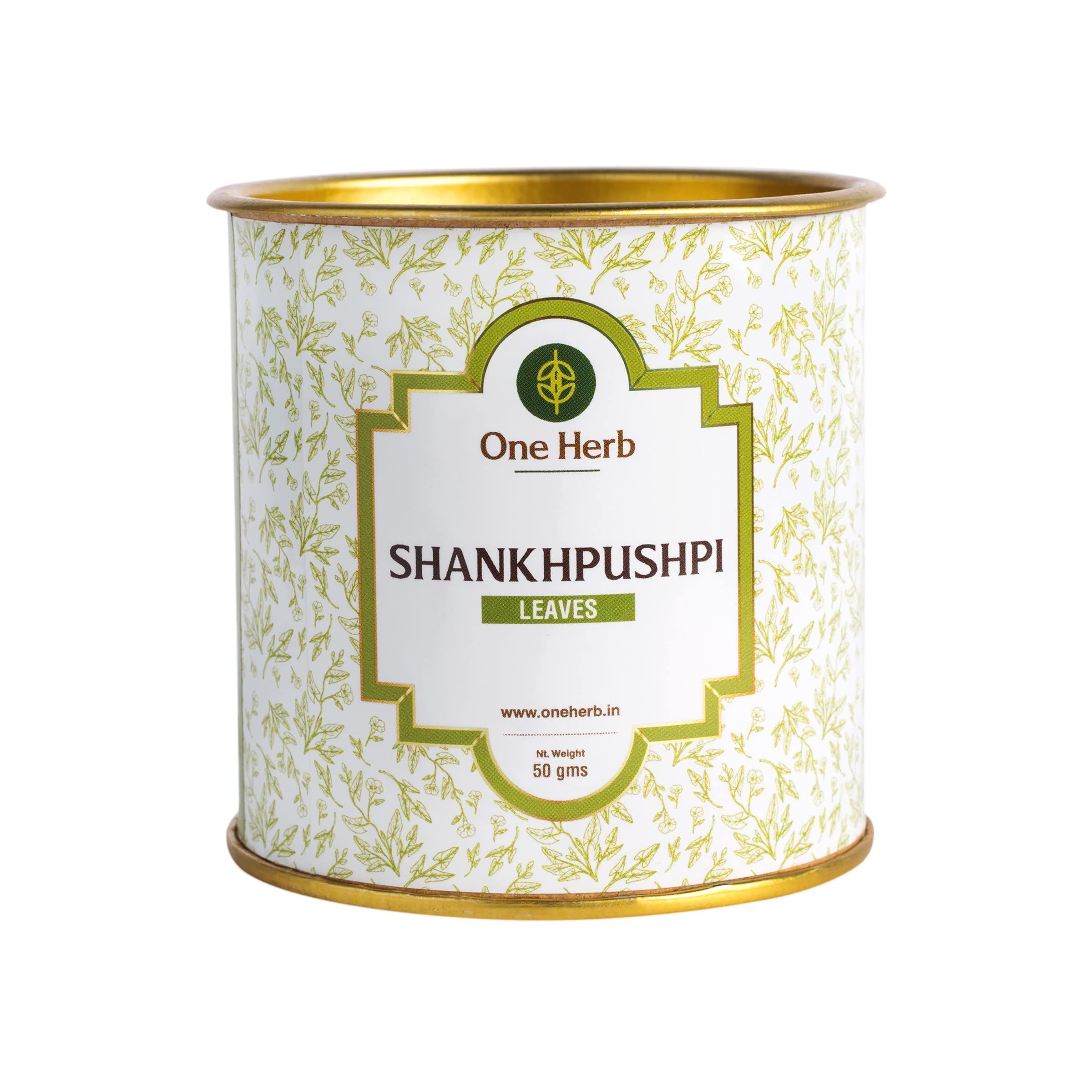 One Herb Shankhpushpi Tea 50G, Superherb For Memory & Sleep, Helps