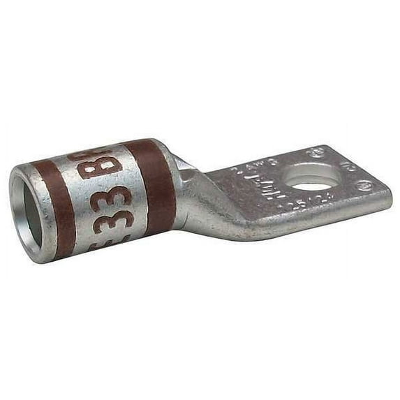 Manufacturer Varies One Hole Lug Compression Connector,2 AWG 24C368