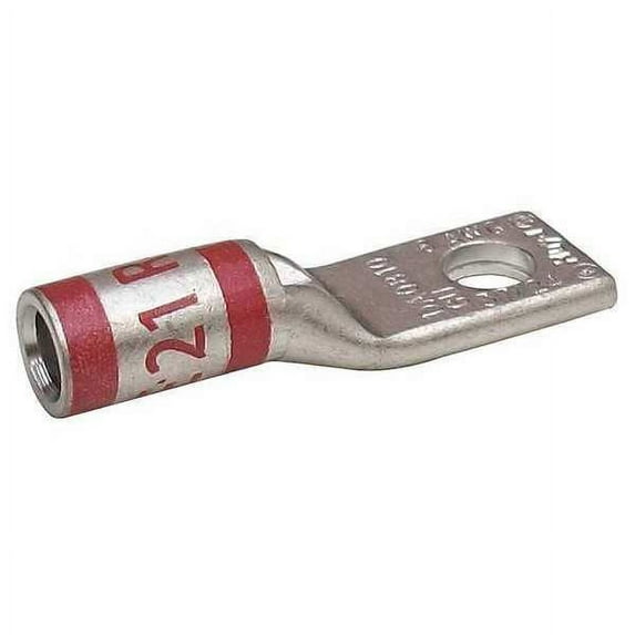 Manufacturer Varies One Hole Lug Compression Connector,8 AWG 24C349
