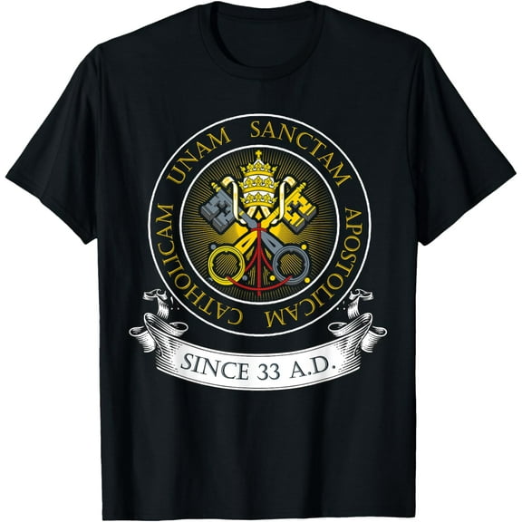 One Holy Catholic & Apostolic Church Catholic Latin t Shirt T-Shirt