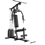 All in One Home Gym Equipment, Workout Machine with 100 Lbs Weight Stack for Home, Multifunction Workout Station Exercise Equipment with Pulley System for Full Body Workout