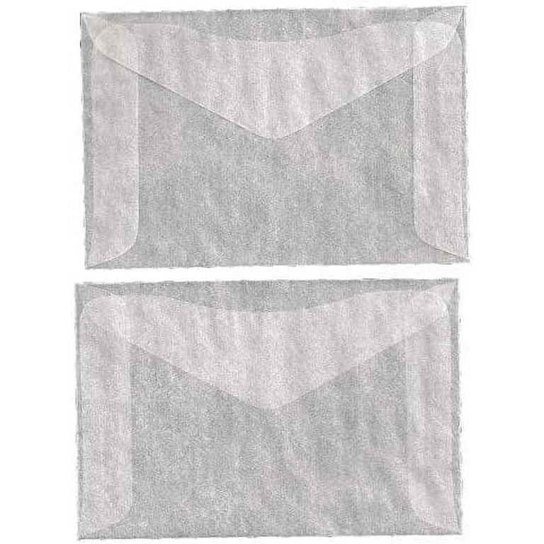 One Hundred (100) #4 Glassine Envelopes -- 3 1/4 x 4 7/8