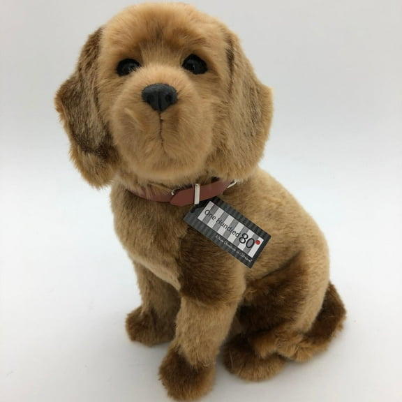 One Hundred 80 Degrees 10 Inch Furry Dog Figure - Golden Retriever