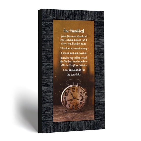100 Years From Now Poem, Teacher Appreciation Picture Frame