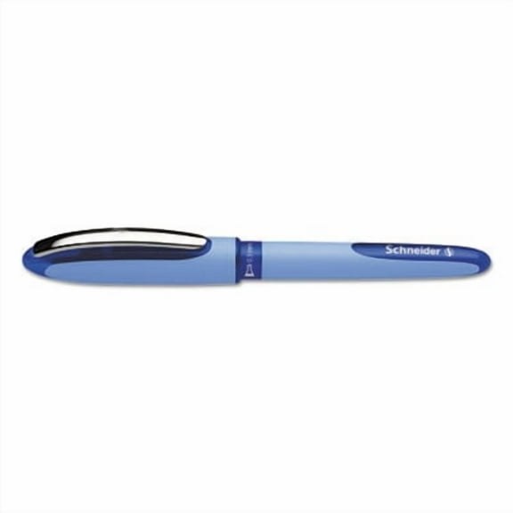 Schneider RED183403 0.3 mm Extra-Fine One Hybrid jel Pen, Blue  - Blue Barrel