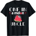 thumbnail image 1 of One In A Melon Uncle Funny Watermelon Family Matching Gift T-Shirt, 1 of 4