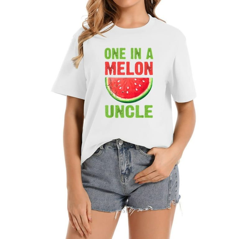 One In A Melon Cute Fun Summer Watermelon T-Shirt One In A Melon Cute Fun Summer Watermelon T-Shirt