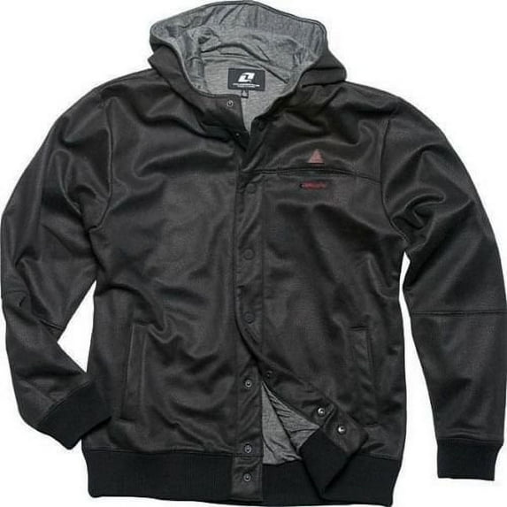 One Industries Mens Brixton Hoodie Jacket Black
