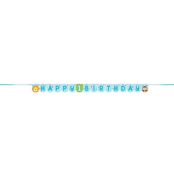 One Is Fun - Boy Ribbon Banner