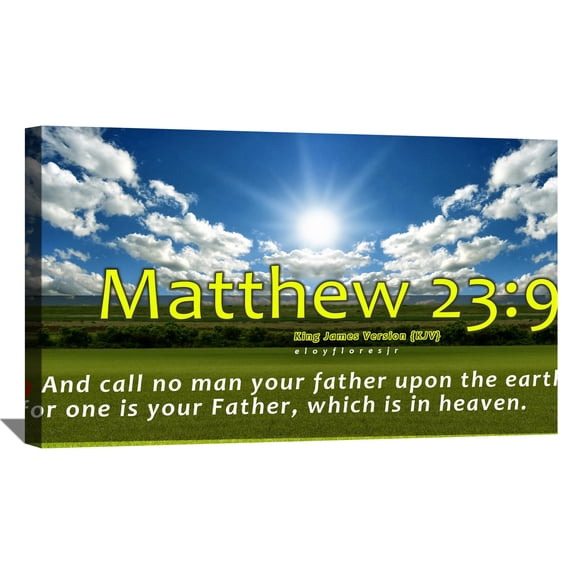 One Is Your Father Inspirational Christian Artwok Bible Verse Quotes Canvas Art For Bedroom Livingroom Office