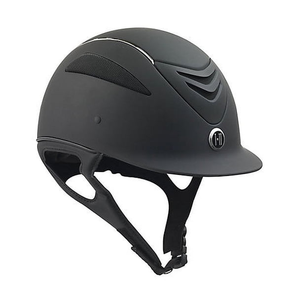 One K Defender Chrome Helmet Medium Long Oval Blac