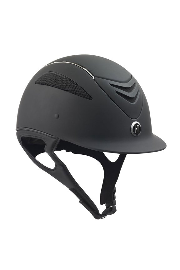 Defender Chrome Stripe Helmet - Black Matte CS - Large