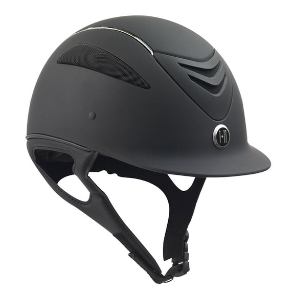 One K Defender Chrome Stripe Helmet - Black Matte CS - Large