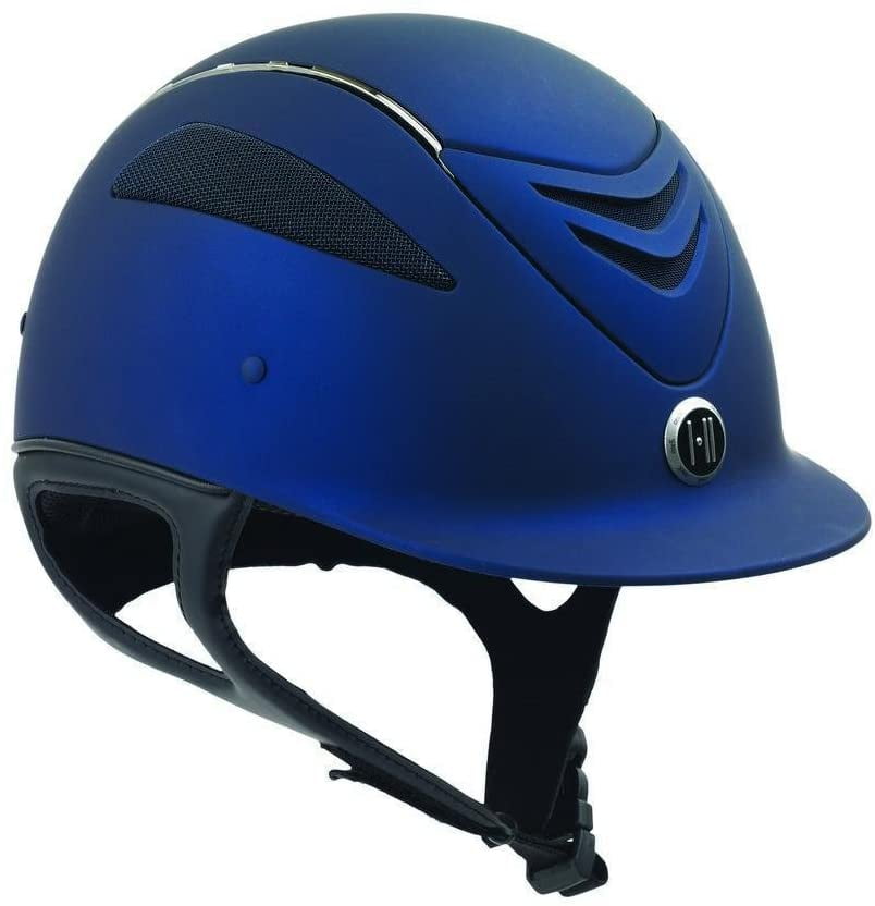 One K Defender Chrome Stripe Helmet - Navy Matte CS - Large