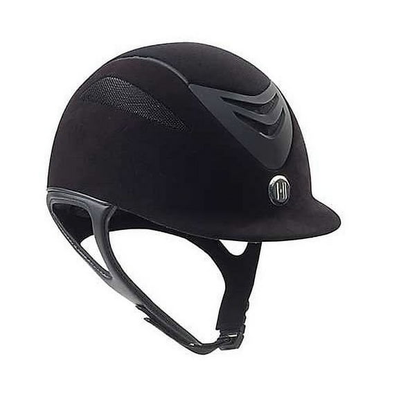 One K Defender Suede Helmet LO - (Black Matte, LRGL)