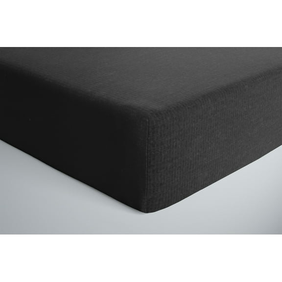 One Kind Premium Bamboo Fitted Crib Sheet for Standard Baby Crib Mattress | Black