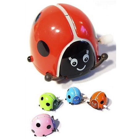 One Lady Bug Rollover Plastic Wind Up