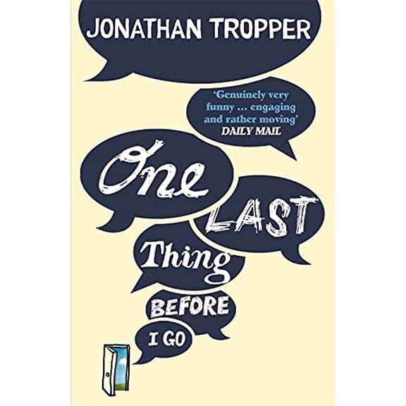 One Last Thing Before I Go (Paperback) by Jonathan Tropper