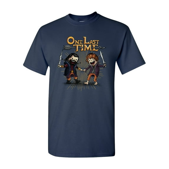 One Last Time Adventure TV Cartoon Salih Gonenli Artworks Funny DT Adult T-Shirt Tee