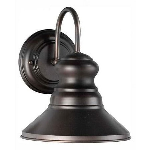 One Light Antique Bronze Outdoor Wall Light