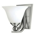 thumbnail image 1 of One Light Brushed Nickel Bathroom Sconce, 1 of 7