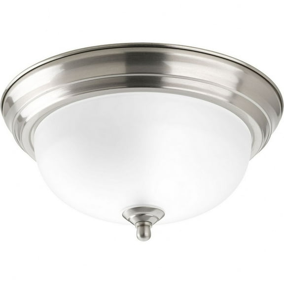 Open Box One-Light Dome Glass 11-3/8" Close-to-Ceiling